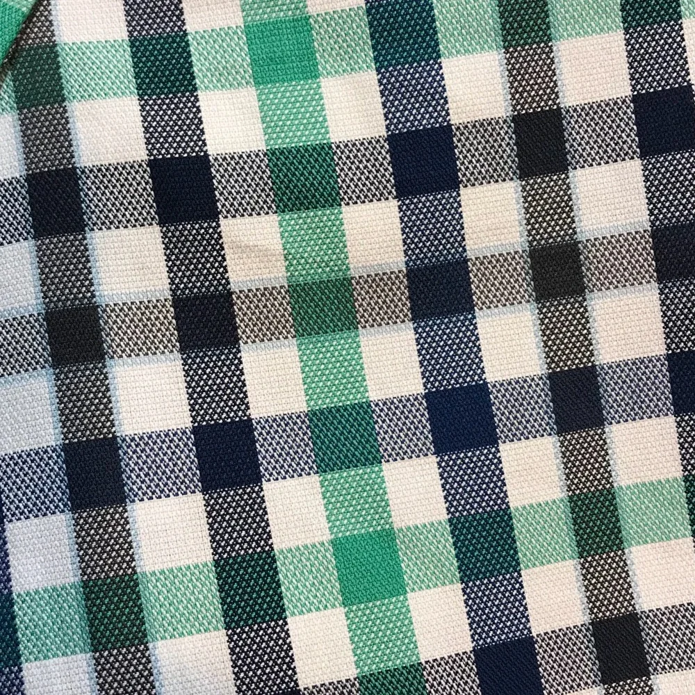 Cremieux Classics Mens XL Green Navy Gingham Check Long Sleeve Button Down Shirt